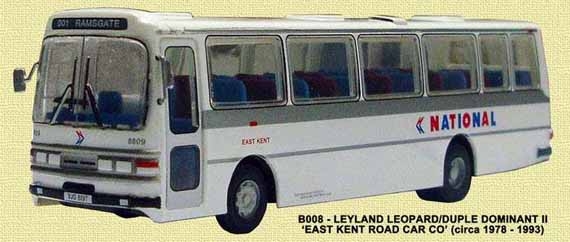 East Kent Leyland Leopard Duple Dominant National Express